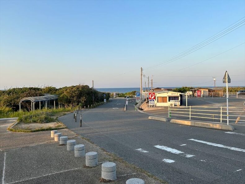 角島灯台公園 駐車場