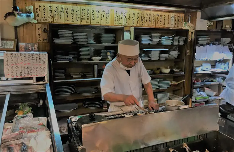 まんなおし炉端焼きの大将