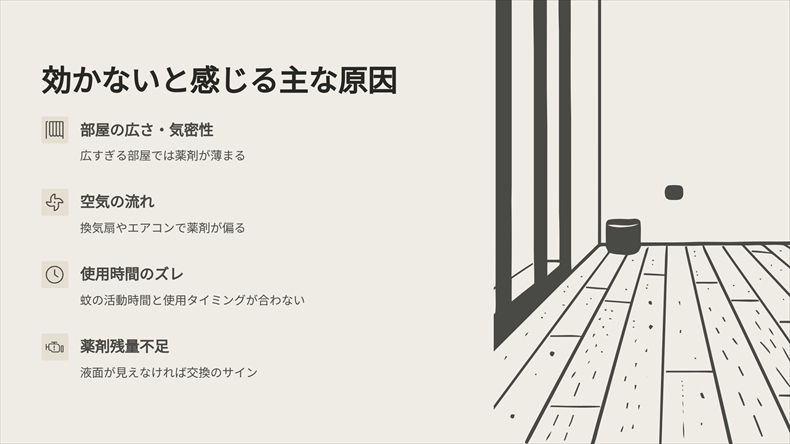 蚊が死なない5大原因