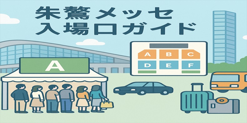 朱鷺メッセ入場口